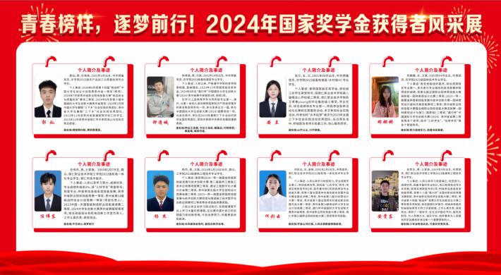 青春榜样，逐梦前行！2024年国家奖学金获得者风采展